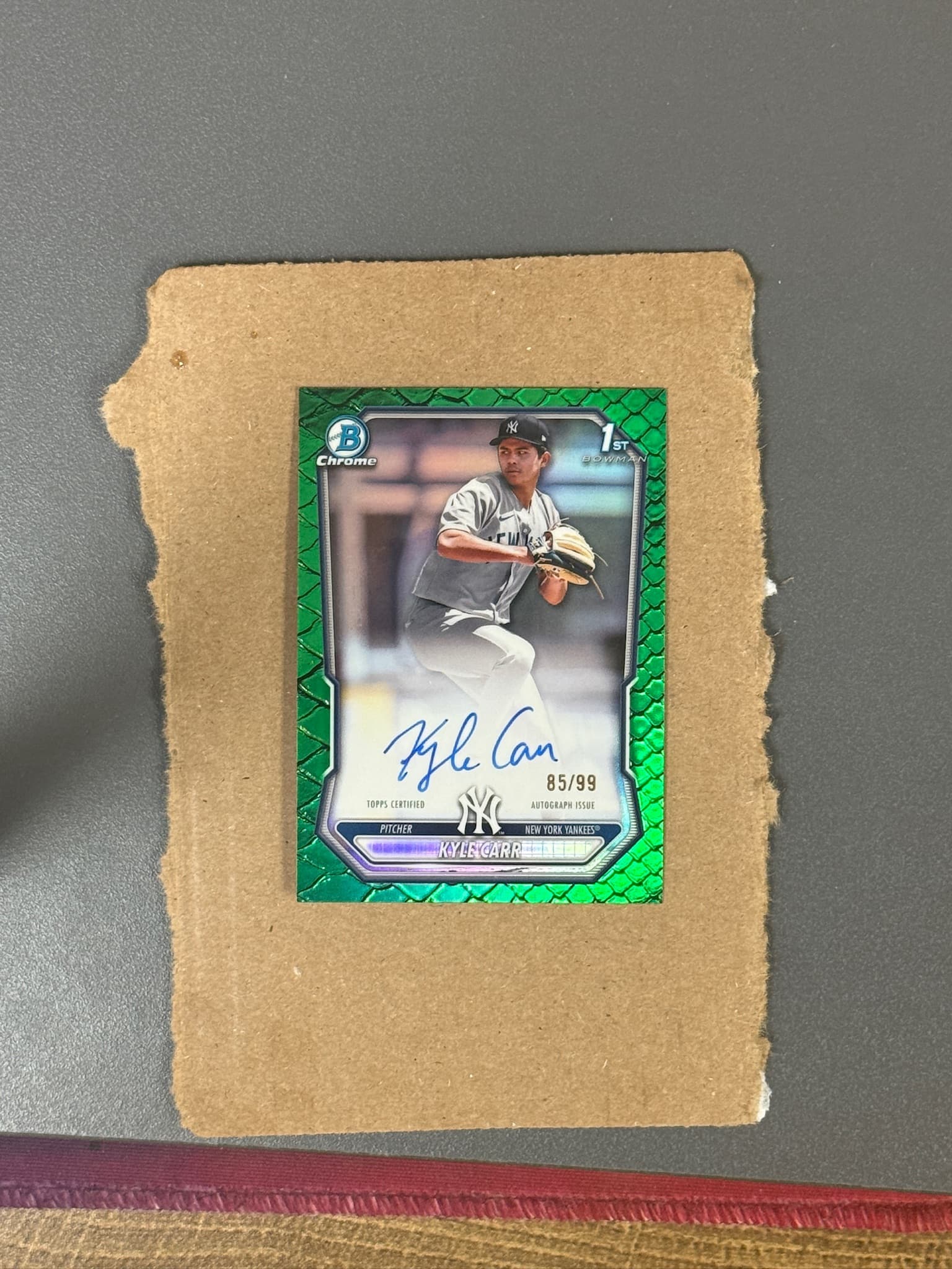 2026 Bowman Chrome Kyle Carr Auto #CPA-KCA /99